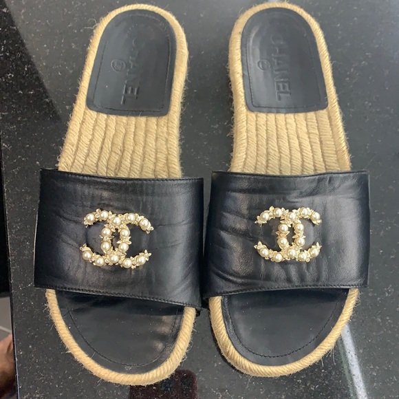 COPY - Chanel Mules BLACK - size 38 - Picture 4 of 9